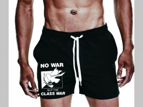 No War - plavky s mot&iacute;vom - plavkov&eacute; p&aacute;nske kraťasy s pohodlnou gumou v p&aacute;se a &scaron;n&uacute;rkou na dotiahnutie vhodn&eacute; aj ako klasick&eacute; kraťasy na voľn&yacute; čas